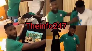 Kelechi Iheanacho quotSenior Manquot sells clothes for his teammates ahead of Libya game Hes not broke [upl. by Darb]