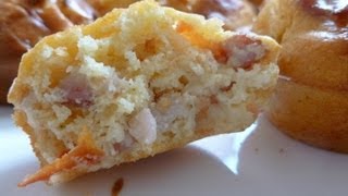 Recette  Muffins Salés Lardons  Tomates [upl. by Pengelly974]