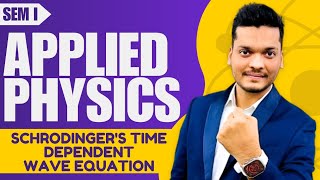 Schrodingers Time Dependent Wave Equation  Engineering physics  MathsInDepth [upl. by Yelak]