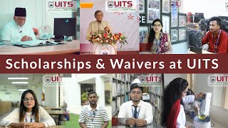 Scholarships and Waivers at UITS admissionsopen cse civilengineering bba english university [upl. by Nede]