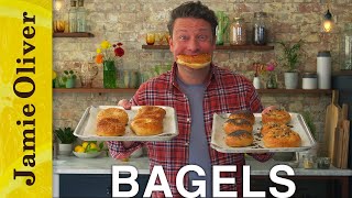 How to make Bagels  Jamie Oliver [upl. by Riatsala880]