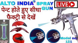 ALTO INDIA SPRAY GUN BIG AIRLINE FILTER HORILAL INDUSTRIES [upl. by Ralli]