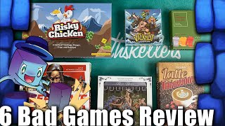 6 BAD Game Reviews  with Tom Vasel [upl. by Athelstan]