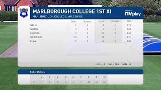 Marlborough College XI v Reading Blue Coat School  20 overs from 1445hrs [upl. by Gnilhsa]