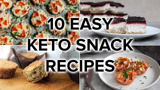 10 Easy Keto Snack Recipes Thatll Beat Your Munchies [upl. by Munsey]