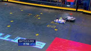 2016 Battlebots Qualifier ROTATOR Vs Witch Doctor [upl. by Firestone600]