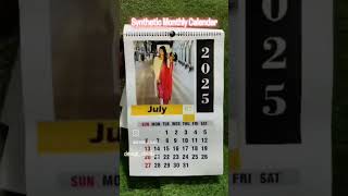 Synthetic A3 size calendar 2025 year calendar calendardate syntheticdiamond a3 new collection [upl. by Nerag]