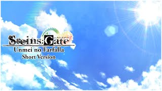 SteinsGate  Visual Novel Ending  Unmei no Farfalla Short Ver Sub ENGITA [upl. by Jarlathus586]