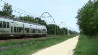 Spot ferroviaire ligne BordeauxIrùn [upl. by Bartram]