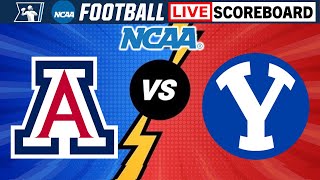 Arizona Wildcats vs BYU Cougars  NCAA Football Live Scoreboard [upl. by Boutis]