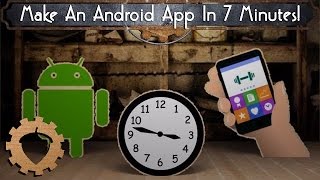 Make An Android App In 7 Minutes [upl. by Ahsaercal]