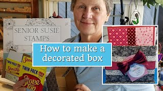 How to make a decorated box out of something you recycle [upl. by Vail784]