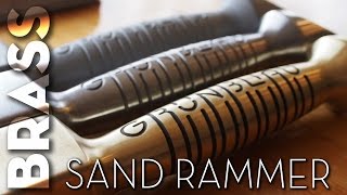 Casting Brass  Sand Rammer  3D Printed Pattern [upl. by Kenlee]