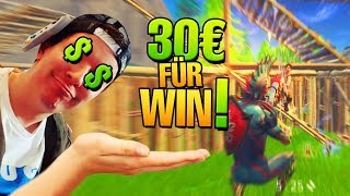 quotWenn du die Runde holst kriegste 30 Euroquot biBa vs Squad  Fortnite Battle Royale [upl. by Yorgo906]