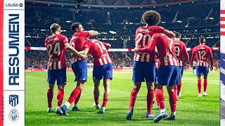 Las mejores acciones del Atlético de Madrid 31 Villarreal [upl. by Erised444]