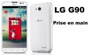 MWC 2014 Prise en main LG L90 haut de gamme de la Serie III [upl. by Ahsyat]