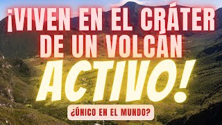 ¿CÓMO VIVEN AHÍ  EL VOLCÁN PULULAHUA  Cráter habitado en Ecuador [upl. by Treulich]