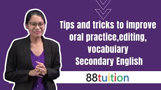 Tips and tricks to improve oral practice editing vocabulary  Secondary English  88tuition [upl. by Arva488]