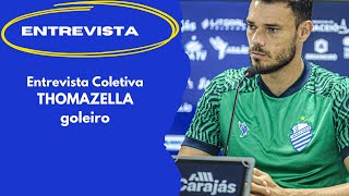 Entrevista Coletiva l Thomazella l goleiro l 1308 [upl. by Tterb]