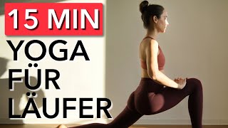 YOGA FÜR LÄUFER  15 MIN DEHNEN NACH DEM JOGGEN [upl. by Ricky]