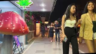 4K How is Thailand Now Pattaya Beach Road Freelancers [upl. by Assil]