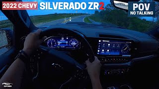 2022 Chevrolet Silverado 1500 ZR2  POV Test Drive Day amp Night [upl. by Airda]