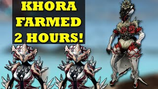 Farmed Khora In Hours With God Tier RNG  Just Get The Warframe Drop Guys [upl. by Arvind]