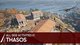 Assassins Creed Odyssey  All side activities in Thasos Hephaistos Islands [upl. by Waynant295]