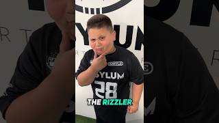 The BEST 8 Year Old Football Player therizzler christianjoseph lineman youthfootball [upl. by Greggs]