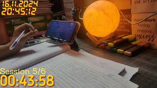 NEET Study With Me Live  Day 14710hoursPart 212010  upsc neet jee nda [upl. by Siladnerb704]