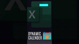 Create Dynamic Calendar in Excel [upl. by Annohs824]