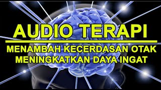 AUDIO TERAPI MENCERDASKAN OTAK MENAMBAH DAYA INGAT  musik relaksasi kecerdasan otak [upl. by Artemas]