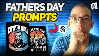 10 FREE Ideogram Prompts For FATHERS DAY For Your Merch By Amazon Business printondemand [upl. by Huggins]