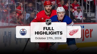 NHL Highlights  Red Wings vs Hurricanes – Nov 10 2018 [upl. by Airb]