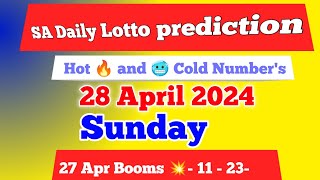 Sa daily lotto prediction for 28 April 2024  south africa daily lotto prediction [upl. by Greenman]