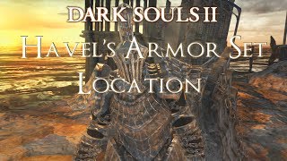 Dark Souls 2  Where to Find Havels Armor Set amp Greatshield in The Gutter [upl. by Fred]