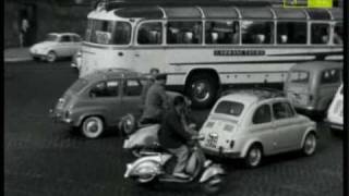 Da Rai storia cento allora il traffico a Roma anno 1961 1 parte [upl. by Sophy709]