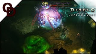 Diablo III Rise of the Necromancer  Chamber of Queen Araneae  E9 [upl. by Ambert]