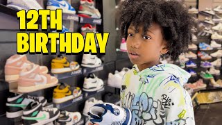 ISAIAHS 12th BIRTHDAY SHOPPING  ENGLAND SURPRISE [upl. by Storz]