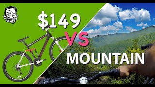 149 Mountain Bike vs mountain  The Walmart Enduro [upl. by Rempe]