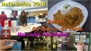 CARAPULCRA  RECETA FACIL Y CASERA  MERCADOS NAVIDEÑOS EN GINEBRA 🇨🇭  PERUANA EN SUIZA [upl. by Colier282]