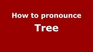 How to Pronounce Tree  PronounceNamescom [upl. by Lanta]