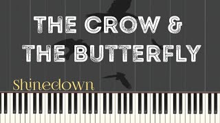 Shinedown  The Crow amp the Butterfly Piano Tutorial [upl. by Avelin]