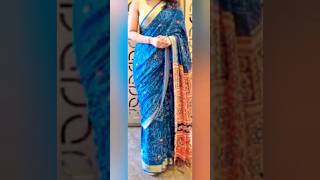 Ready to wear saree ready to wear saree by Myntra myntra saree sareemall fashion shorts trend [upl. by Domash]