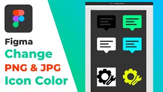 How to Change Color of PNGJPEG Icons in Figma [upl. by Waldemar]