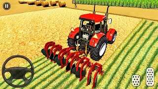 Modern Farm Tractor Driving Games  Wheat Harvester Tractor Driving  Android Gameplay [upl. by Anilesor641]