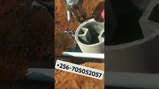 bio digester septic tank construction construction youtubeshorts shorts shortsvideo duefunny [upl. by Nehttam]