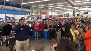 Walmart employees chant [upl. by Bertie]