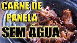 CARNE DE PANELA DE PRESSÃO SEM ÁGUA SABOROSA  Gi Costa [upl. by Keeton675]