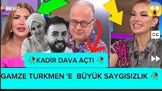 Gamze Türkmene büyük saygısızlık Kadir Ezildi dava açtı gamzetürkmen kadirezildinişan [upl. by Ednalrym]